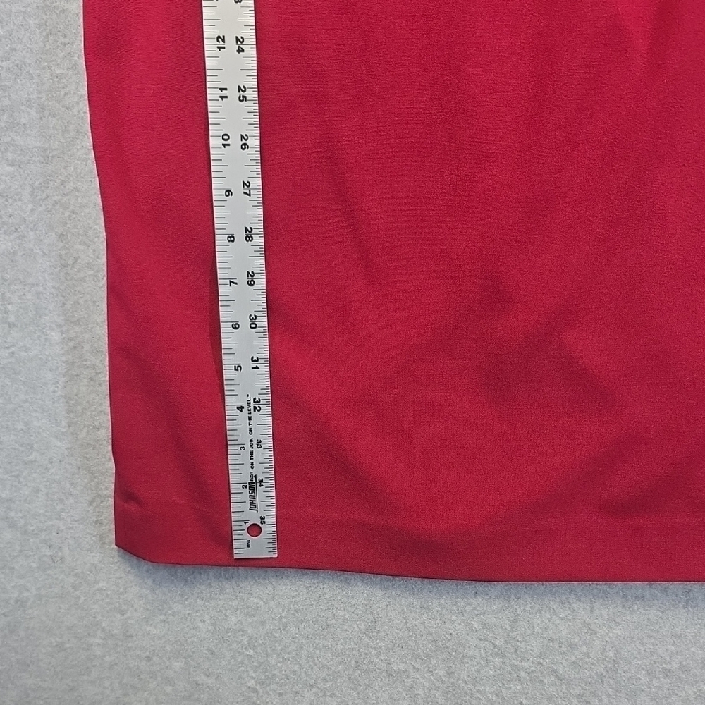 Jones Wear Red Sheath Dress Size 4 - Picture 4 of 9
